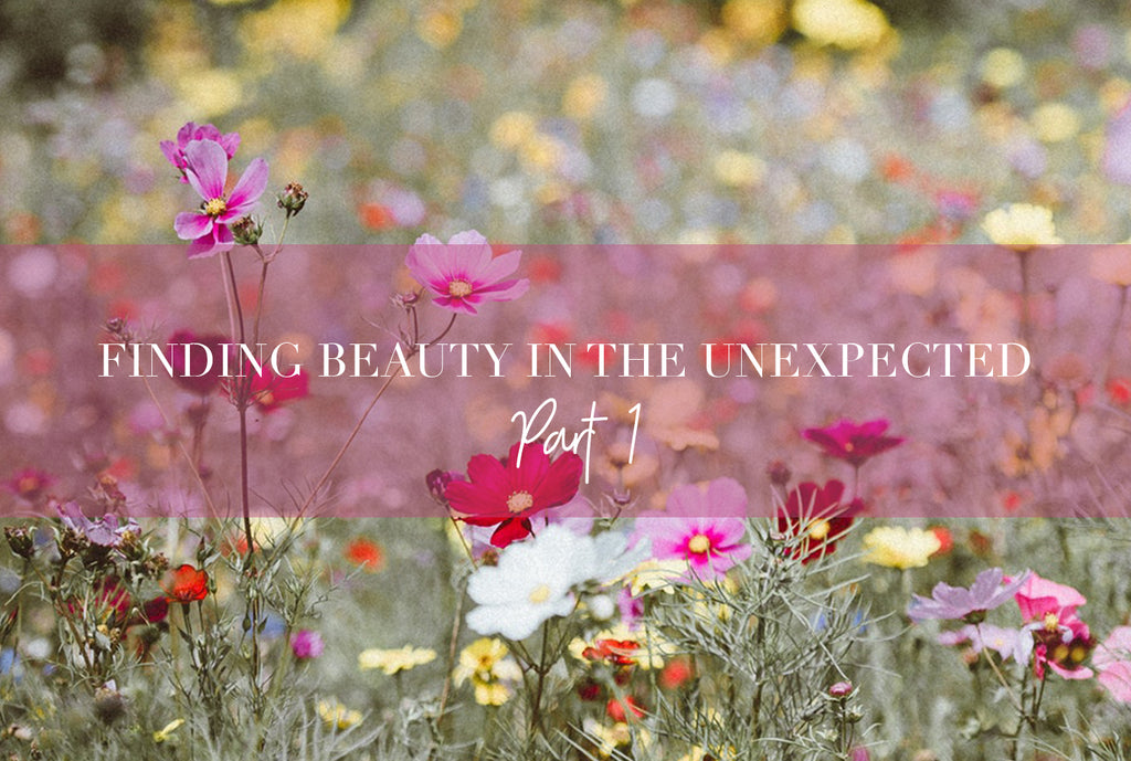 Finding beauty in the unexpected - Part 1
